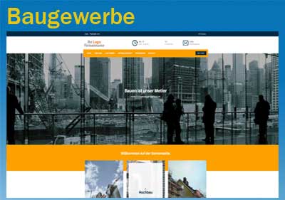 Website Demo für Sanierung