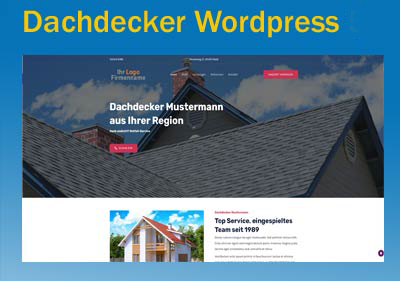 Website Demo für Dachdecker