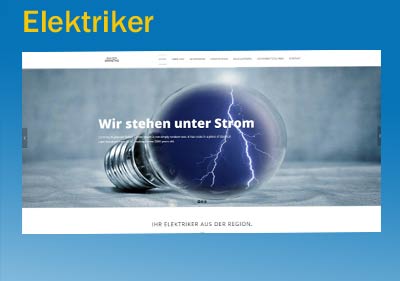 Website für Elektriker