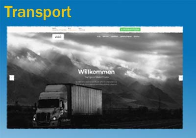 Website Demo für Umzug & Transport 