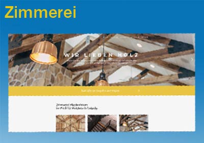 Homepage für Schreiner